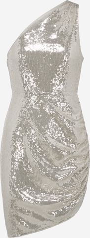 LeGer by Lena GerckeKoktel haljina 'Sontje' - srebro boja: prednji dio