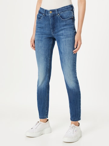Skinny Jeans 'Dream' de la MAC pe albastru: față