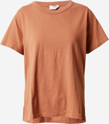 Cotton On T-shirt 'The 91' i brun: framsida