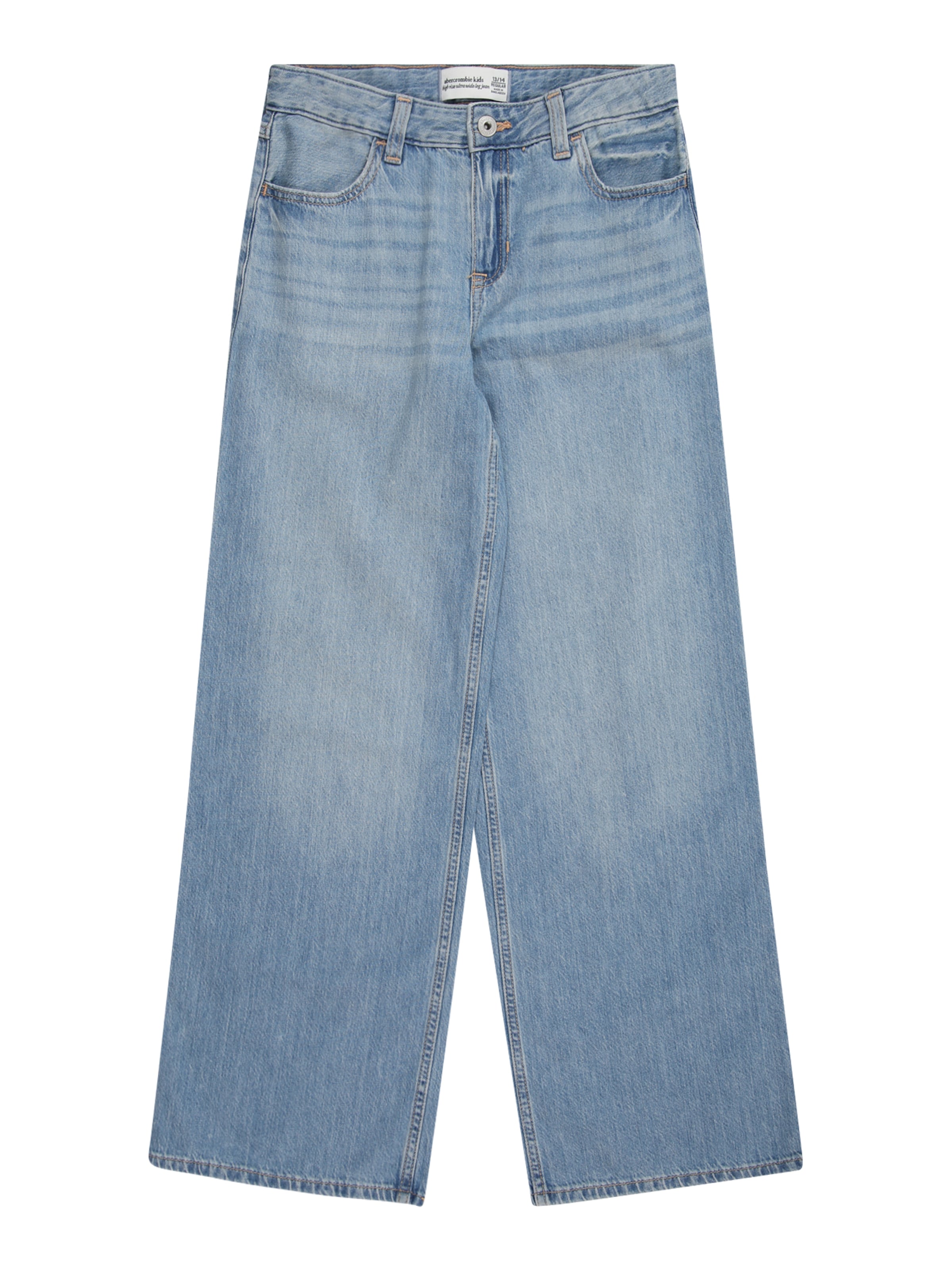 Abercrombie & Fitch Loosefit Jeans i blå: forside