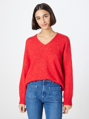 Pull-over 'Fondianan' BOSS en rouge : devant