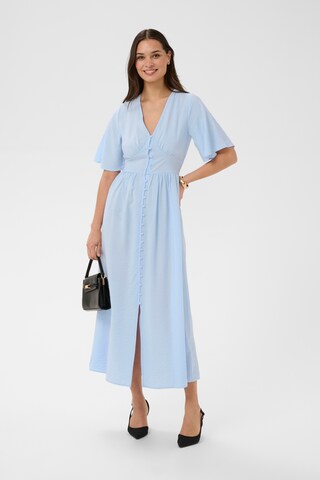 Kaffe Kjole 'KArosie' i blå: forside