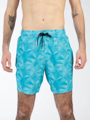 Spyder Boardshorts in Blauw: voorkant