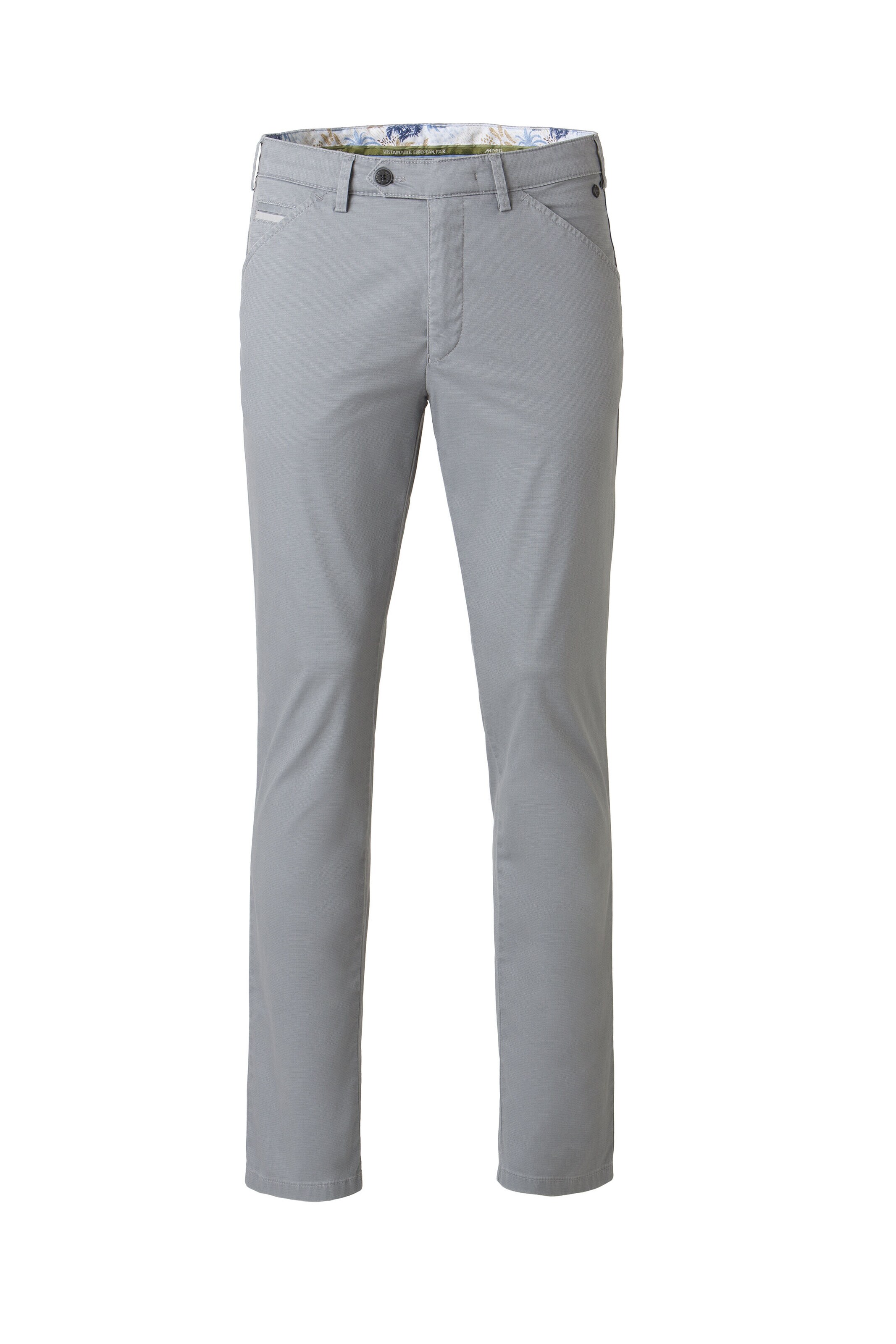 MEYER Chino Chicago in Grau: Vorderseite