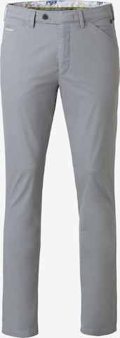 MEYER Chino trousers in Grey: front