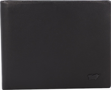 Braun Büffel Portemonnee 'Hannes' in Zwart: voorkant