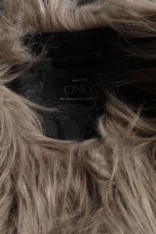 ONLY Fake Fur Weste XS in Grau