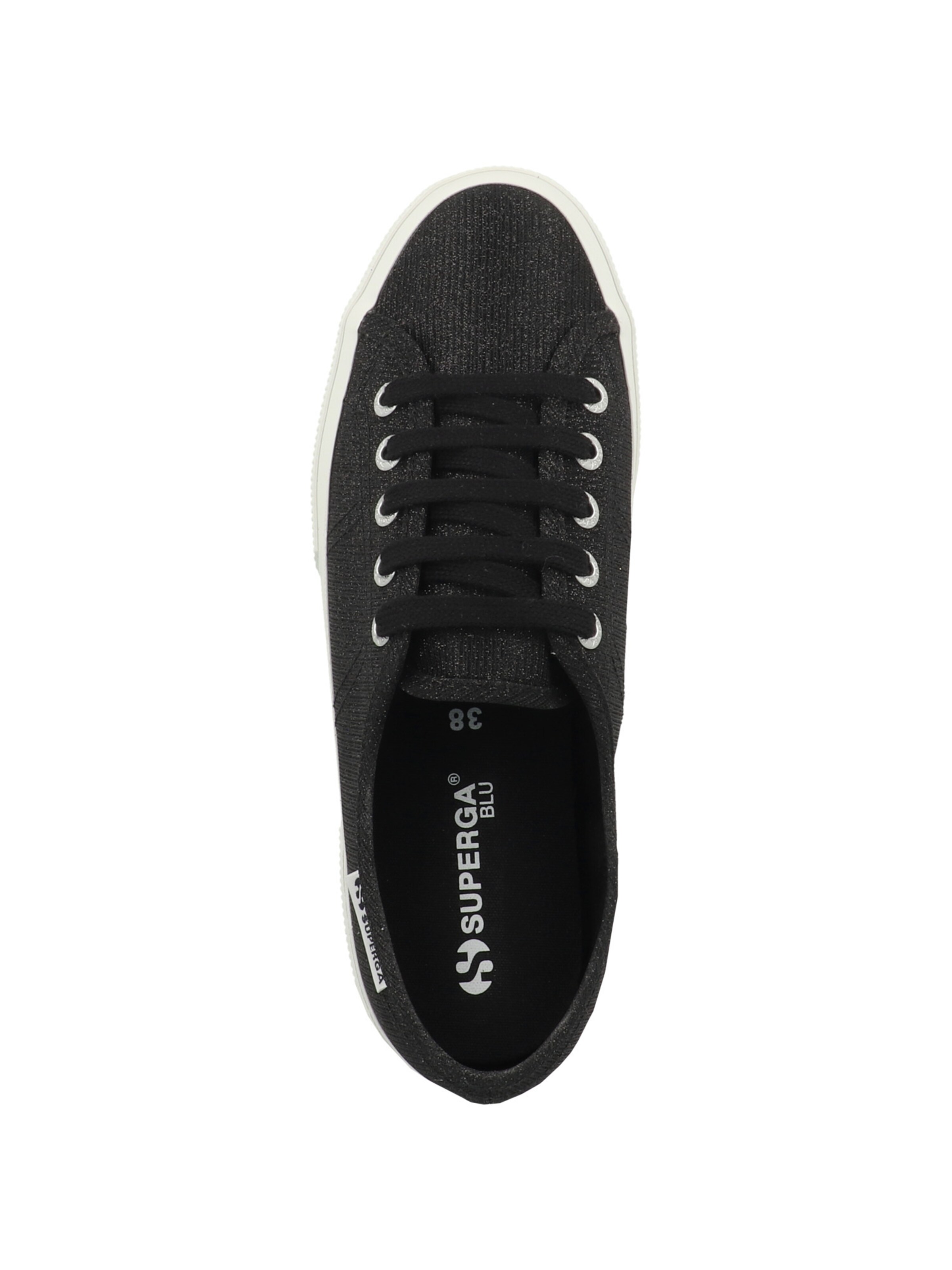 Baskets basses '3750' SUPERGA en noir