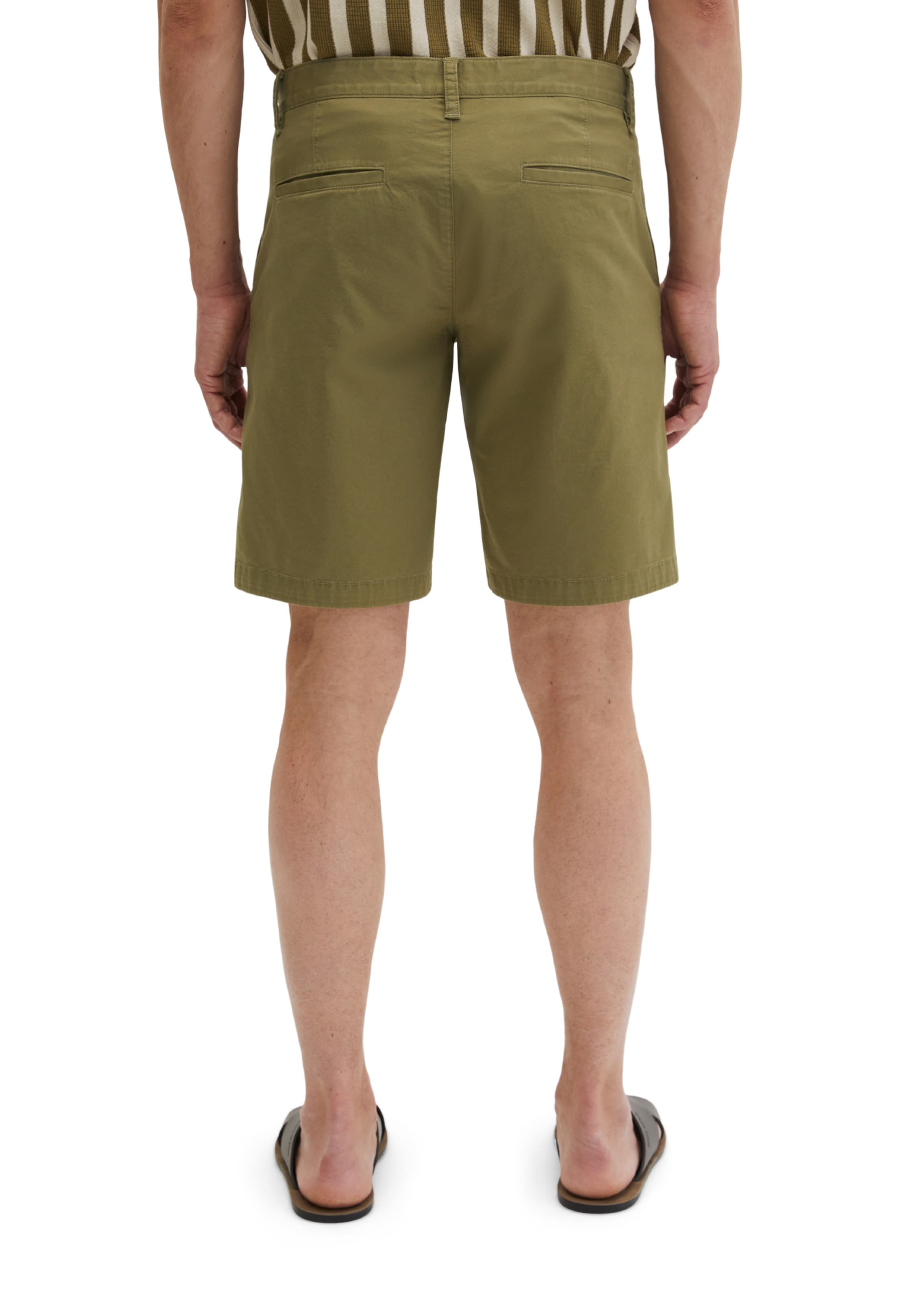 Marc O'Polo Regular Shorts Model Reso regular ' aus leichtem Stretch-Twill ' in Grün