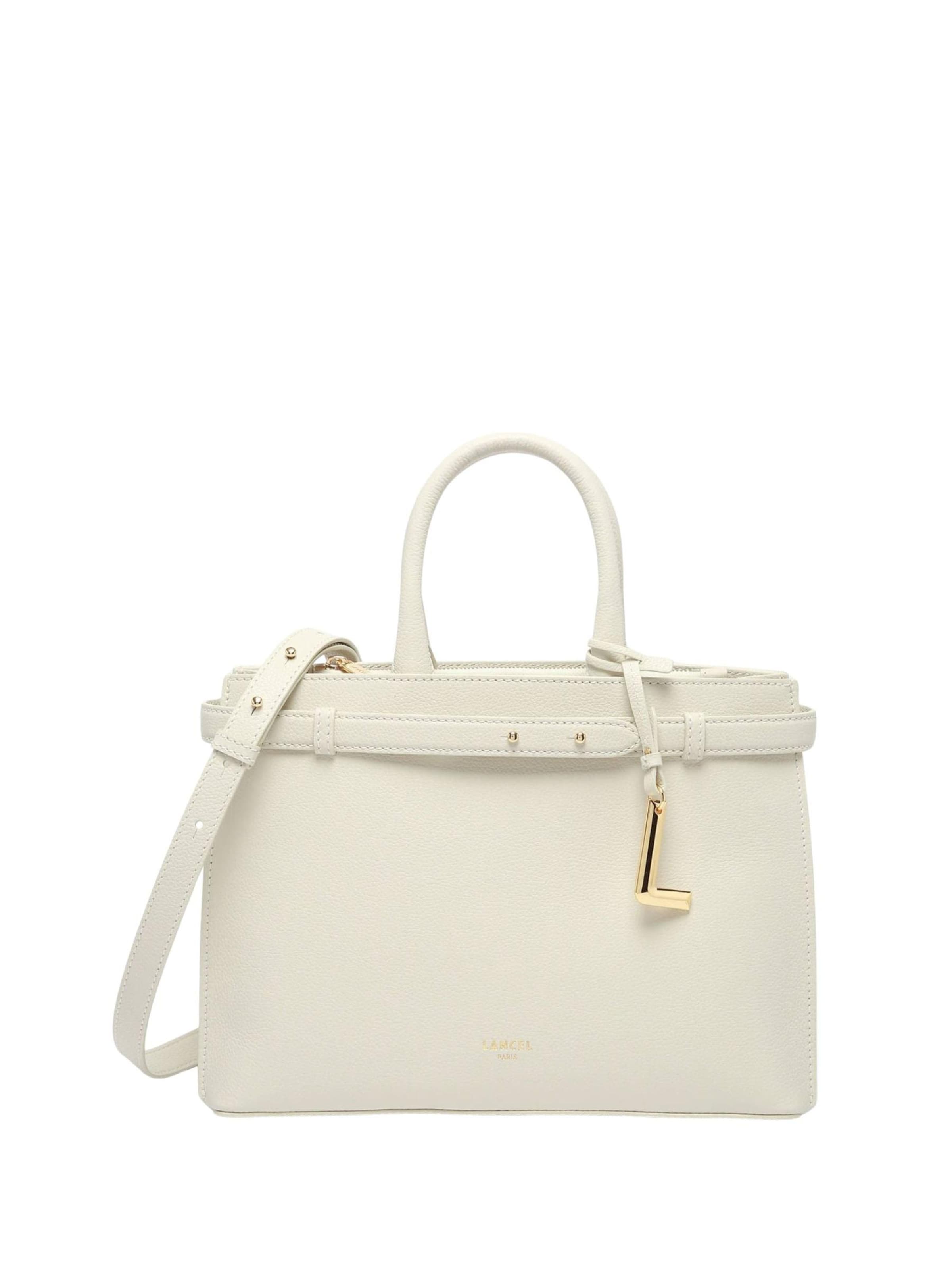 Sacs à main 'Sac à Main LANCEL Faubourg M Neige' Lancel en blanc : devant