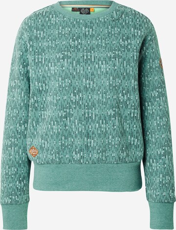 Ragwear Sweatshirt 'Heikke' i grön: framsida