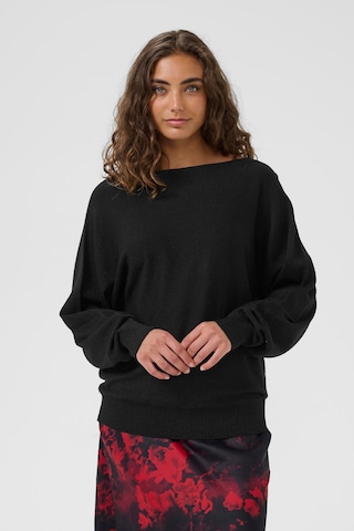 CULTURE Pullover 'Fay' in Schwarz: Vorderseite