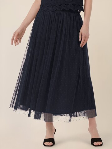 APART Skirt in Blue: front