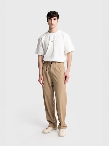 Regular Pantalon à pince Giesto en marron