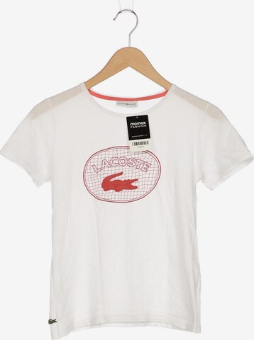 Lacoste Sport T-Shirt XXS in Weiß: Vorderseite