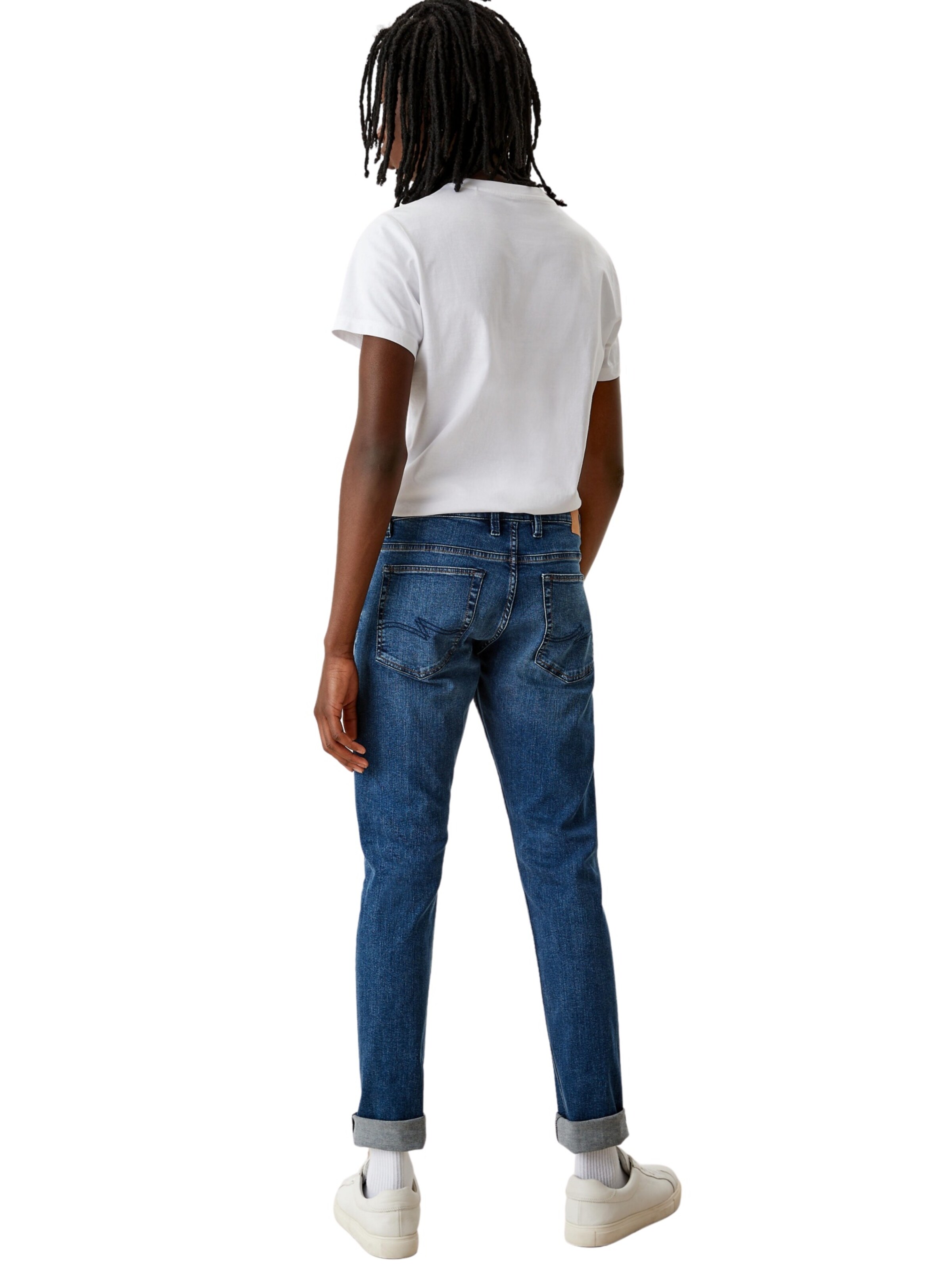 Coupe slim Jean QS en bleu