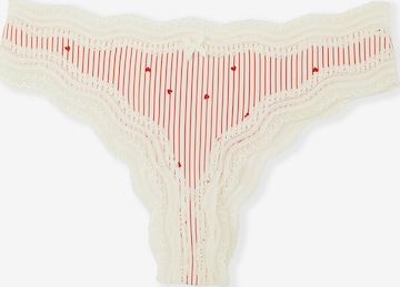 ETAM String 'Soul Print' in Wit: voorkant