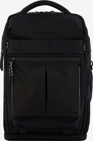 Piquadro Rucksack in Schwarz: predná strana