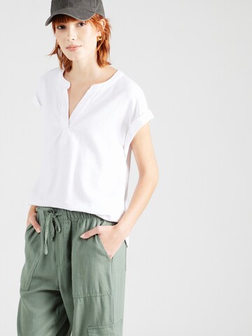 s.Oliver Blouse in Wit: voorkant