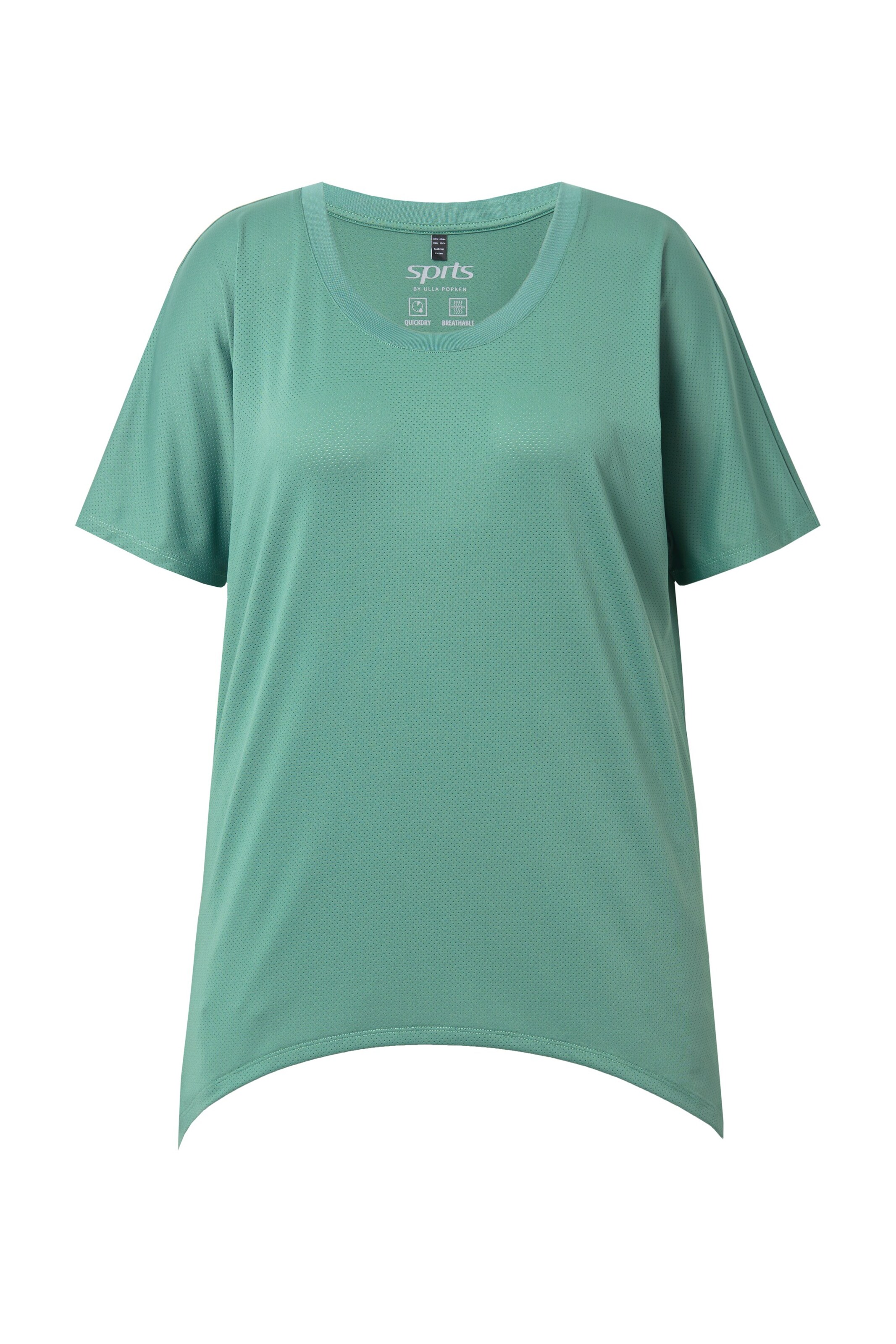 Ulla Popken Shirt in Grün: Vorderseite