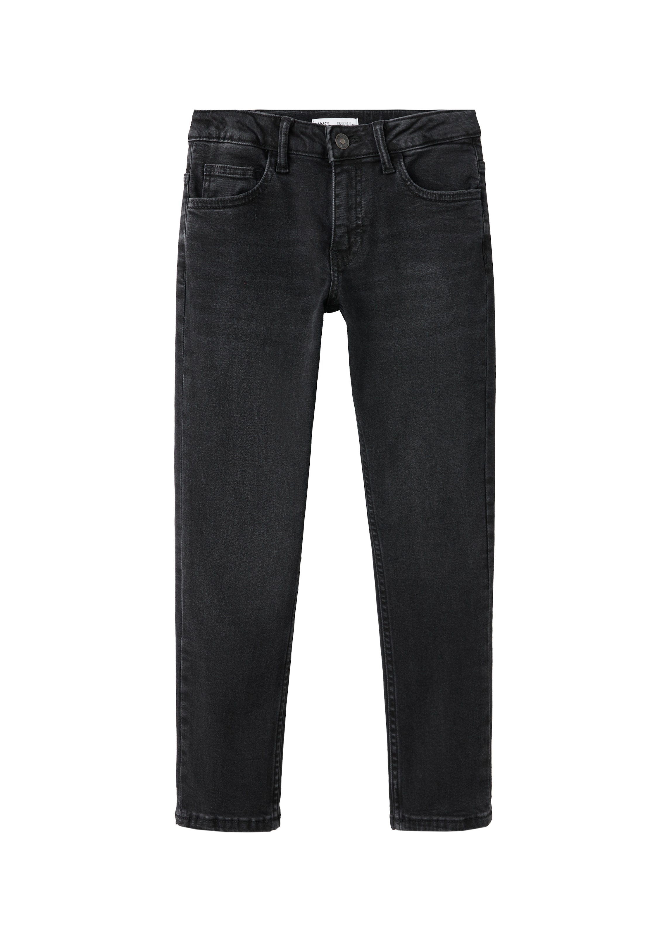 MANGO KIDS Slim fit Jeans in Black: front