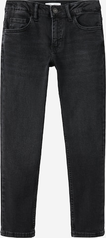 MANGO KIDS Slimfit Jeans i svart: framsida