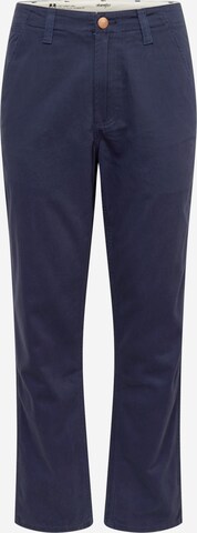 WRANGLER Regular Chino 'CASEY_JONES' in Blauw: voorkant