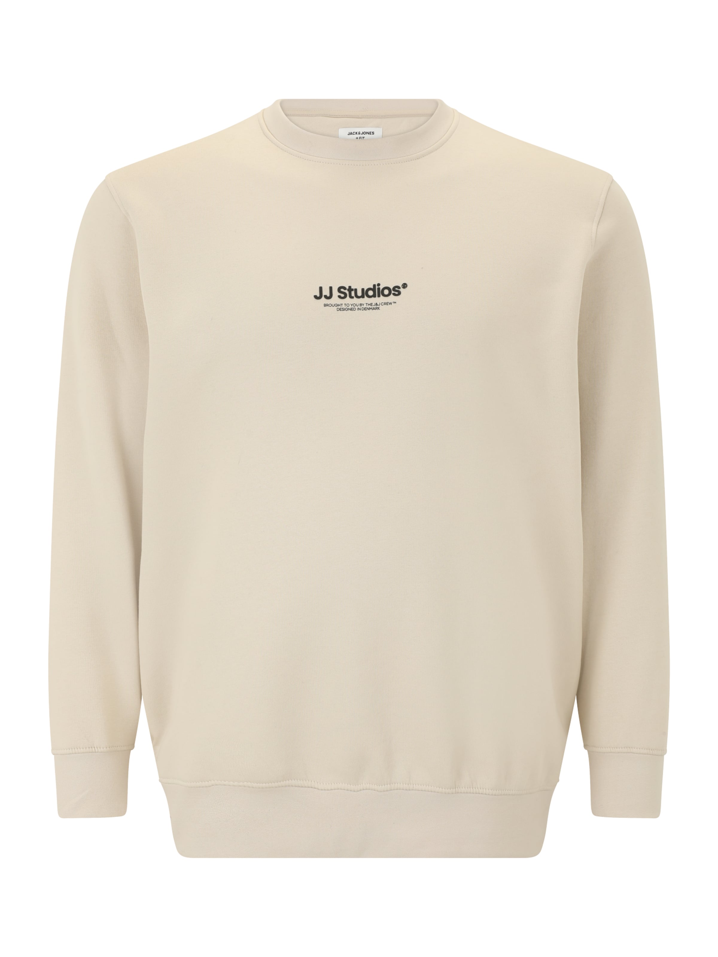 Jack & Jones Plus Sweatshirt 'JJESOHO' i grå: forside