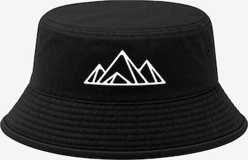 Neverless Hat 'Berg Polygon' in Black: front