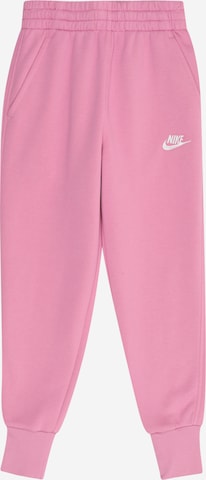 Pantalon 'CLUB FLEECE' Nike Sportswear en rose : devant
