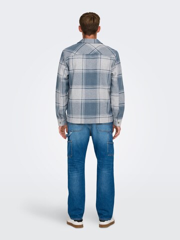 Only & Sons Regular fit Overhemd 'ONSMACE' in Blauw