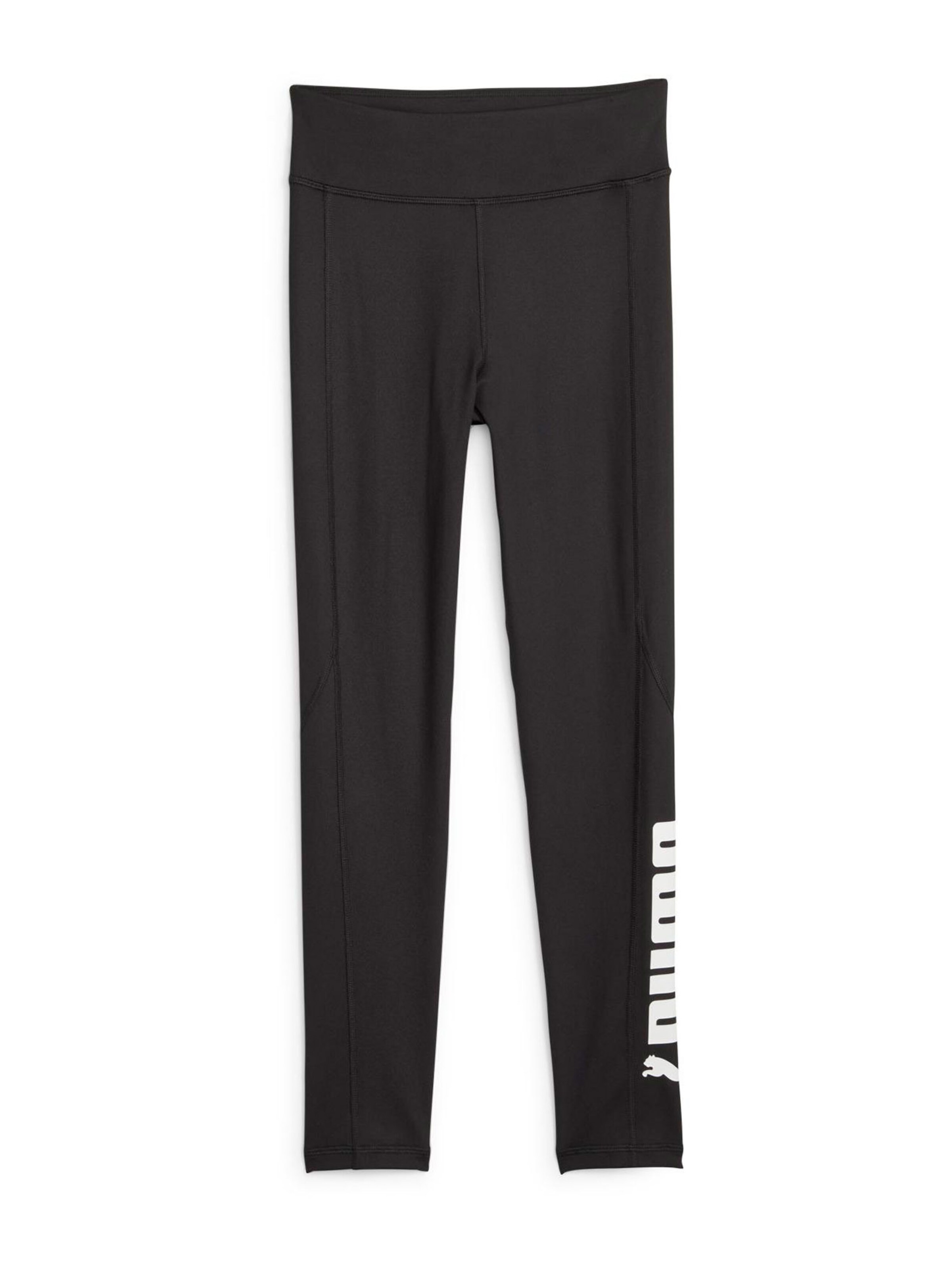 PUMA Slim fit Workout Pants in Black: front