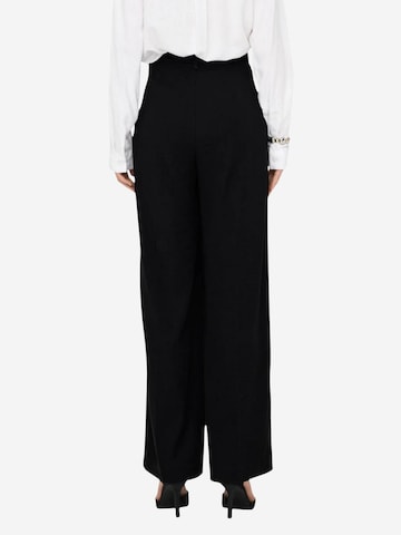 Wide leg Pantaloni 'Jdyriver Hw Wide Pant Tlr 15354011' di Jaqueline de Yong in nero
