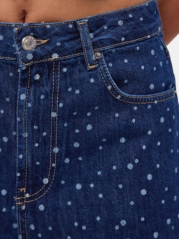 IT'S BASIC Regular Jeans 'POLKA MINI DENIM SHORT' in Blauw