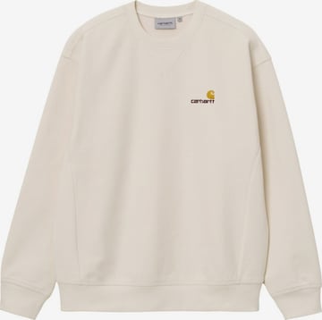 Carhartt WIP Pullover 'American Script' in Weiß: Vorderseite
