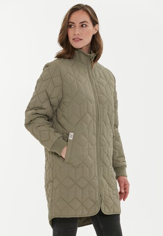 Weather Report Outdoor Coat 'Nokka' in Green: front