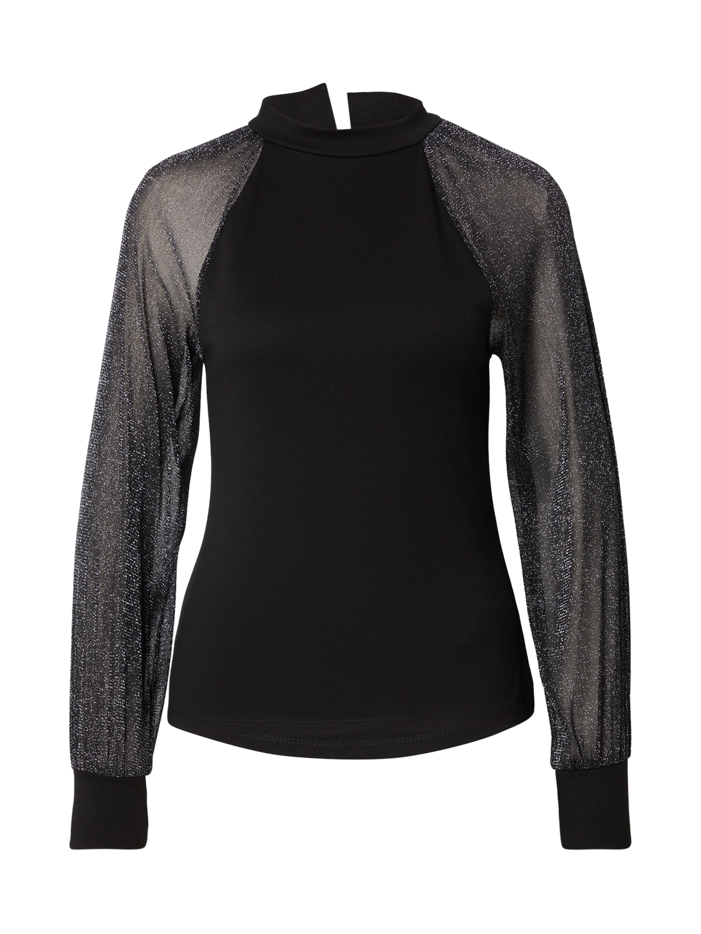 ABOUT YOU Tričko 'Mia' - Čierna: predná strana