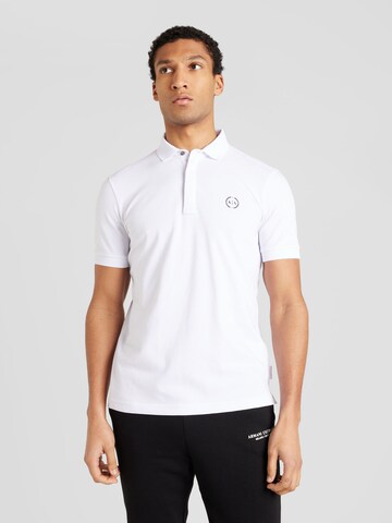 ARMANI EXCHANGE - Camiseta en blanco: frente