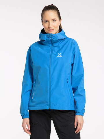Haglöfs Outdoor Jacket 'Betula' in Blue: front