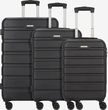 Worldpack Suitcase Set in Black: front