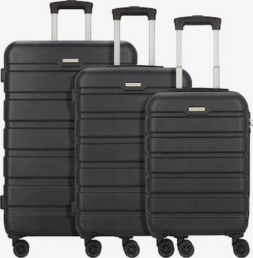 Ensemble de bagages Worldpack en noir : devant