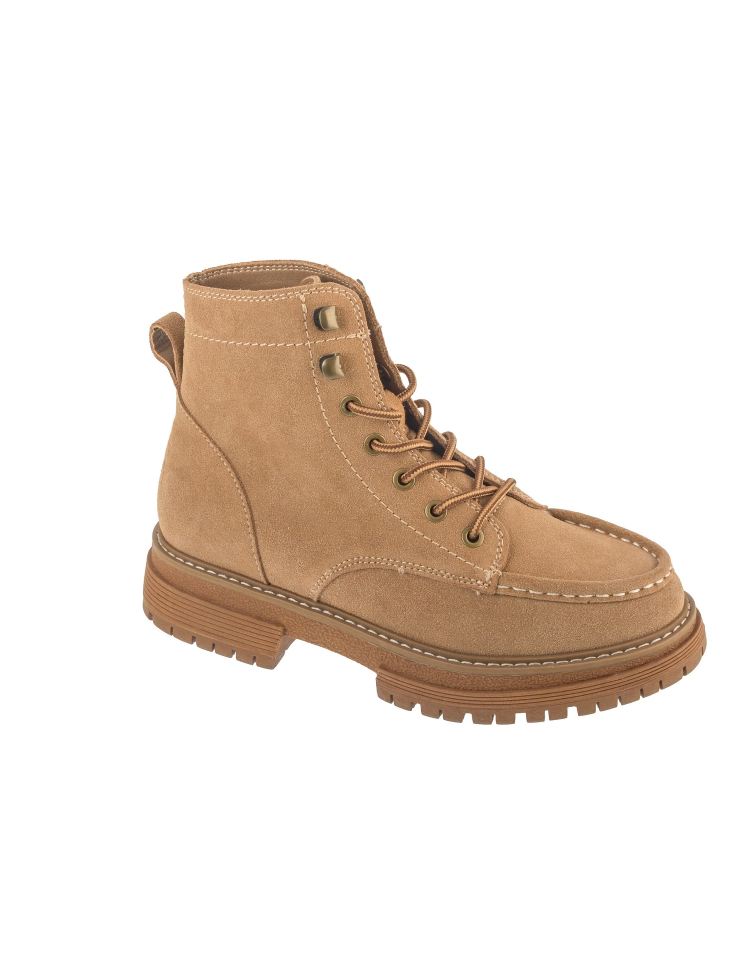 ROXY Schnürstiefelette 'Bradie'‌‌‌‌‌‌‌ in Braun: Vorderseite