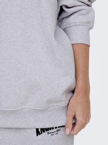 Sweat-shirt ONLY en gris