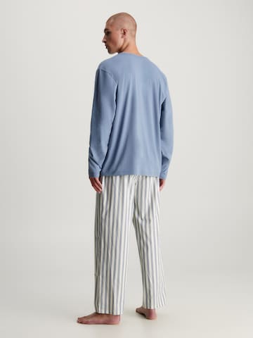 Calvin Klein Underwear Pyžamo dlouhé – modrá