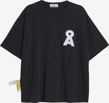 ARMEDANGELS Shirt 'Mikas' in Zwart: voorkant