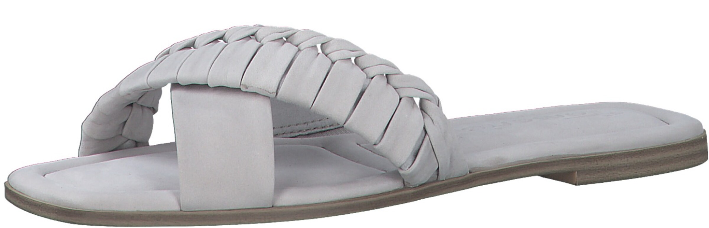 Tamaris Pantolette in Grau: Vorderseite
