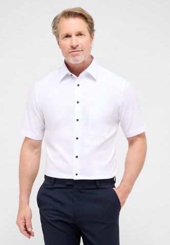 ETERNA Regular fit Button Up Shirt in White: front
