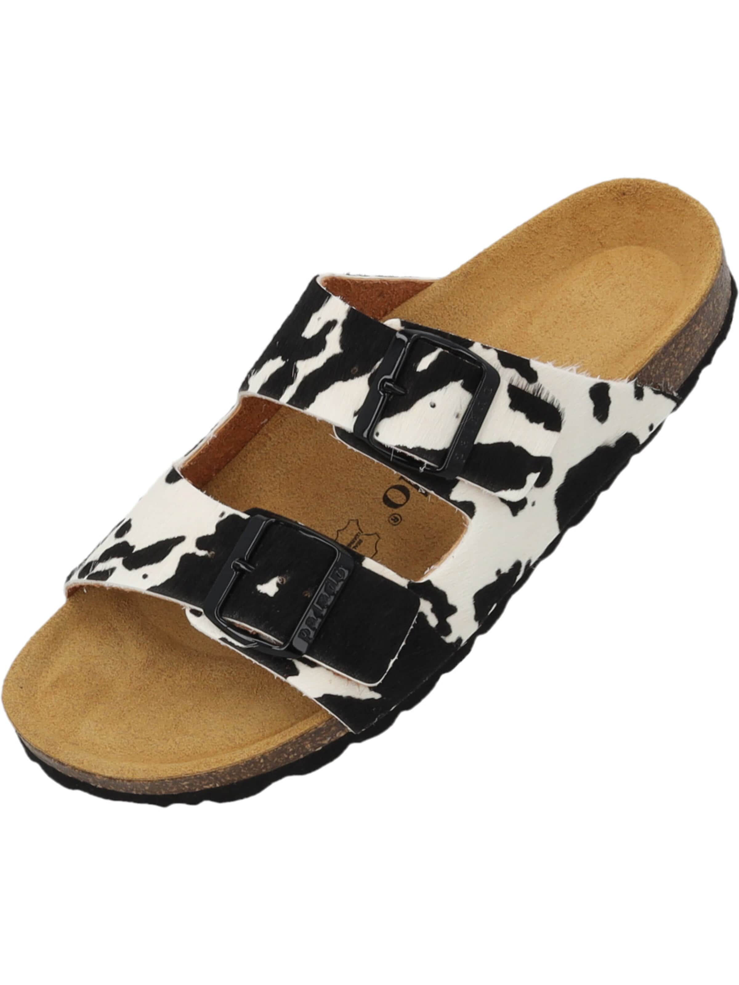 Palado Pantolette 'Palado Korfu Western'‌‌‌‌‌ in Schwarz: Vorderseite