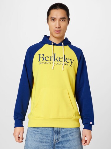 Champion Authentic Athletic Apparel Sweatshirt in Yellow: front