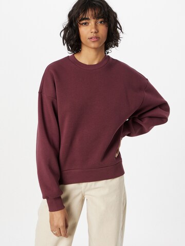 Sweat-shirt Gina Tricot en rouge : devant